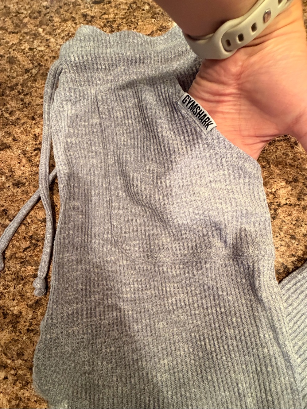 Gymshark ribbed slounge lounge joggers - Picture 5 of 7